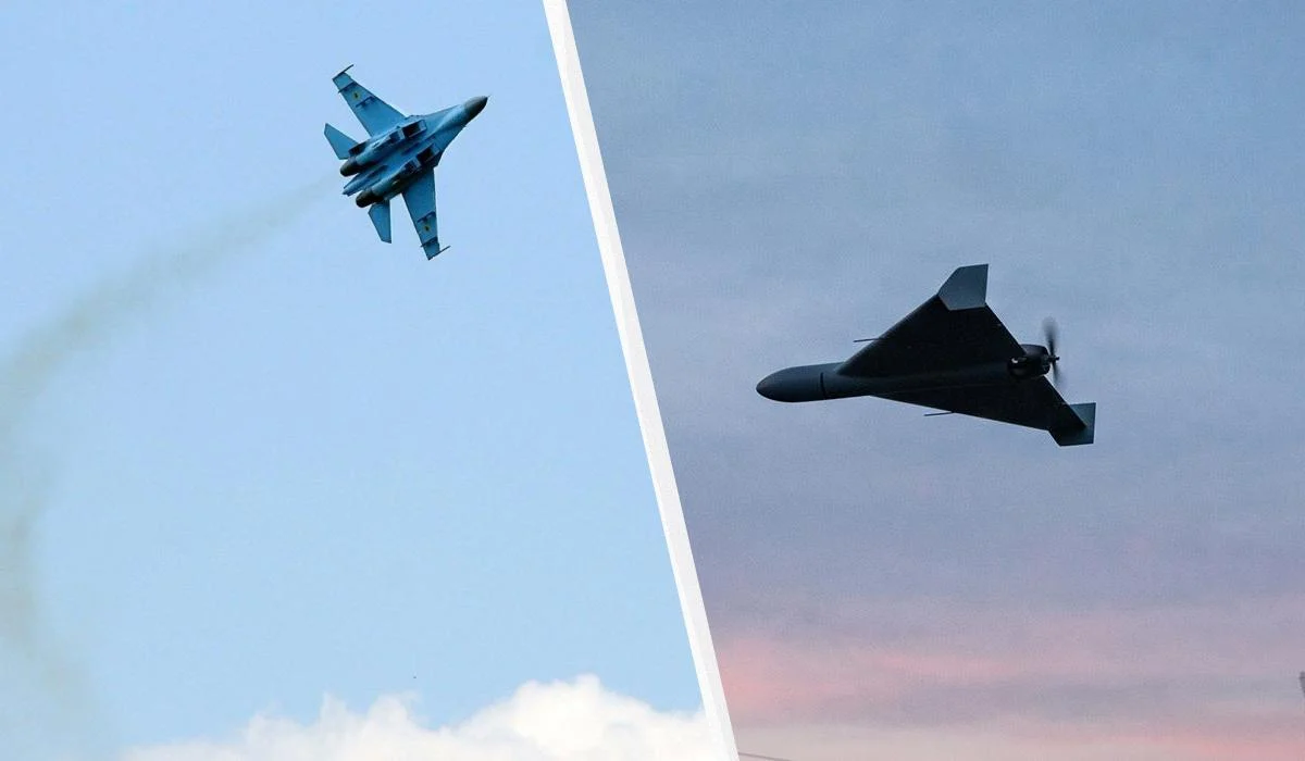 Знищення "Герані-5": в ЗСУ показали запуск ракети з винищувача Су-27